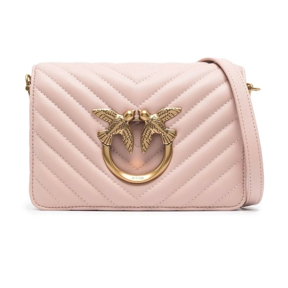Pinko Love Click Mini Chevron Bag